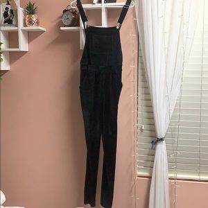 Black overalls